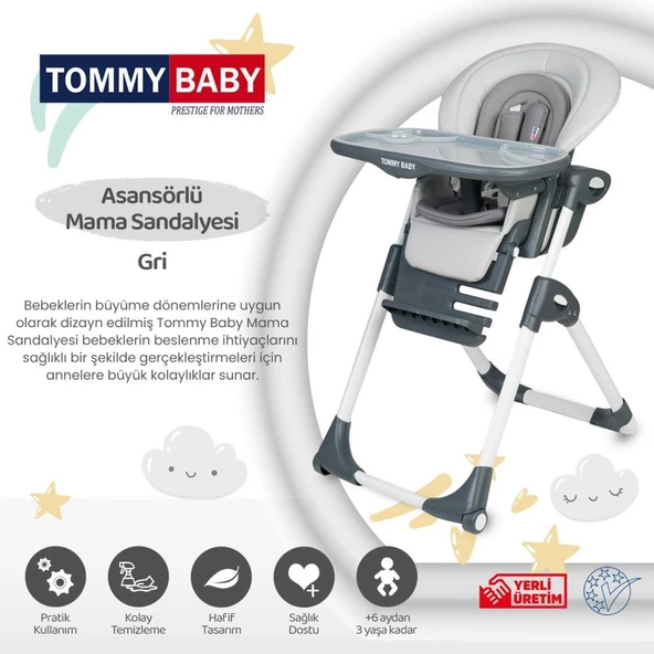 TommyBaby Premium Lüx Mama Sandalyesi - 11