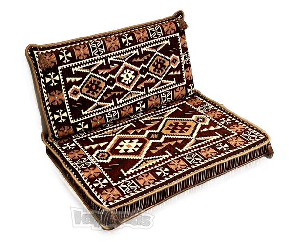 Shark Anatolia Anadolu Şark Köşesi Tekli Sedir Takımı Kahve - Resim 2