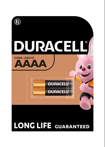 Duracell Alkalin MN2500 AAAA Pil2'li