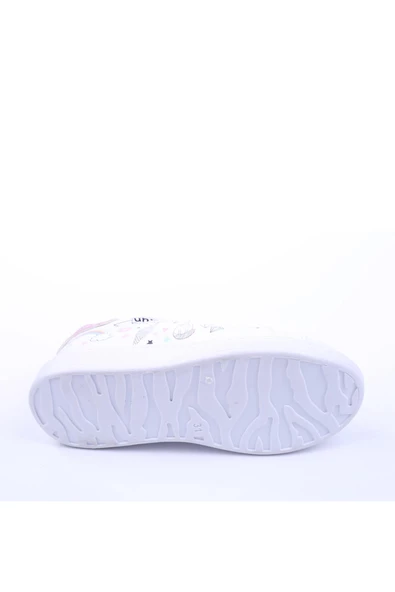 Sema Kids 547 Kız Çocuk Beyaz Sneaker Spor Ayakkabı - 5