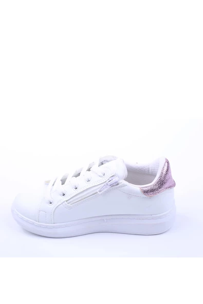 Sema Kids 547 Kız Çocuk Beyaz Sneaker Spor Ayakkabı - 2