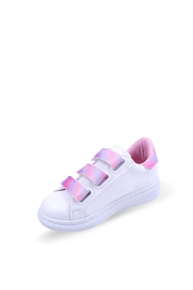 Sema Kids 1678 Kız Çocuk Cırtlı Spor Ayakkabı - 3
