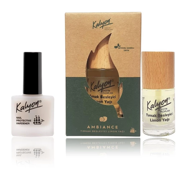 Kalyon Tırnak Sertleştirici+Kalyon Bitkisel Tırnak Besleyici Limon Yağı 11 Ml ürün görseli 1