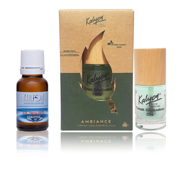 Kalyon Oje Çözücü+Kalyon Bitkisel Tırnak Güçlendirici Cila 11 Ml ürün görseli 1