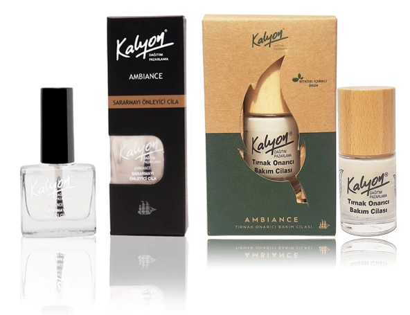 Kalyon Sararmayı Önleyici+Kalyon Bitkisel Tırnak Onarıcı Bakım Cilası 11 Ml ürün görseli