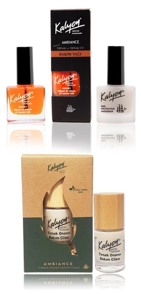 Kalyon Tırnak Sertleştirici+Bakım Yağı+Kalyon Bitkisel Tırnak Onarıcı Bakım Cilası 11 Ml ürün görseli