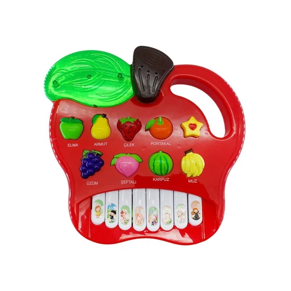 Türkçe Sesli Meyveleri Tanıyalım Meyve Oyuncak Piyanom - Resim 4