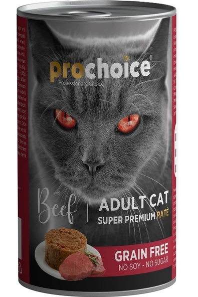 Prochoice Sığır Etli Pate Konserve Yetişkin Kedi Maması 400 G