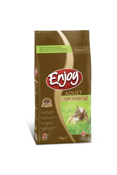 Enjoy Cat Food Tavuklu Yetişkin Kedi Maması 15 KG