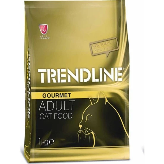 Trendline Gourmet Renkli Karışık Yetişkin Kedi Maması 1 KG ürün görseli 1