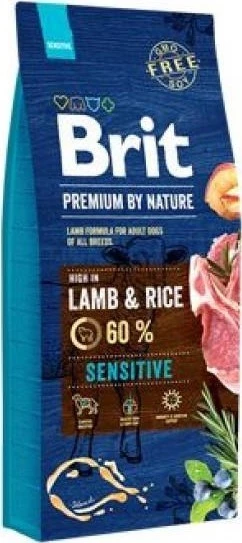 Brit Premium Sensitive Lamb Kuzu Etli Yetişkin Köpek Maması 15 KG