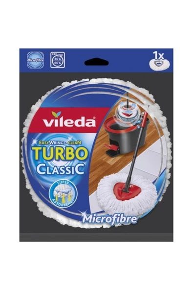 Vileda Turbo Sap + Üçgen Başlık + Mikrofiber Püskül - 2