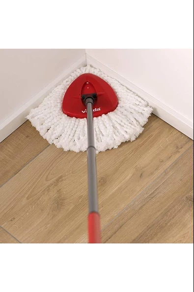 Vileda Turbo Sap + Üçgen Başlık + Mikrofiber Püskül - 3