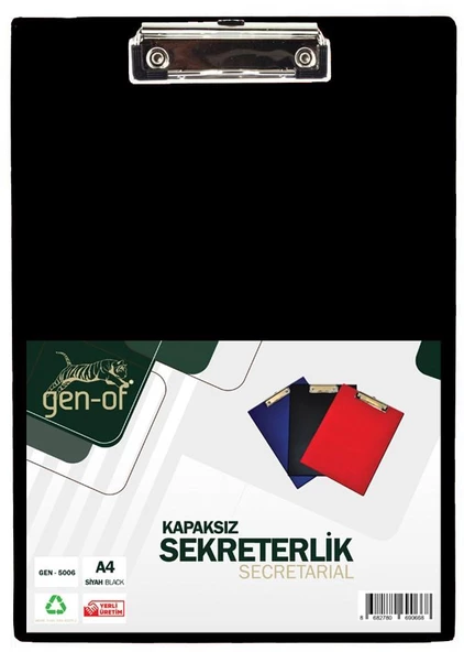 Gen-Of A4 Kapaklı Sekreterlik Mavi Siyah Kırmızı - 4
