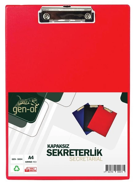 Gen-Of A4 Kapaklı Sekreterlik Mavi Siyah Kırmızı - 2