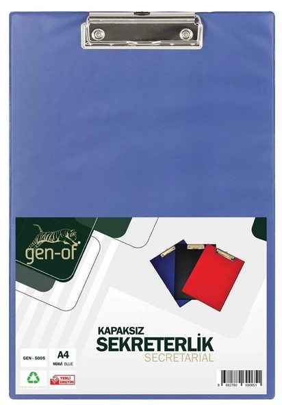 Gen-Of A4 Kapaklı Sekreterlik Mavi Siyah Kırmızı - 3