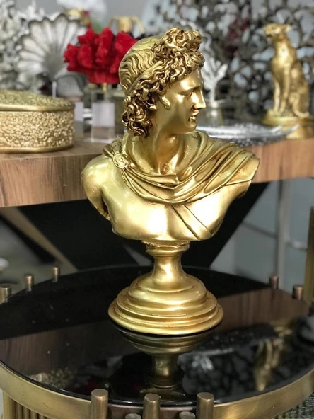 Apollo Büst Büyük Boy Heykel - 7