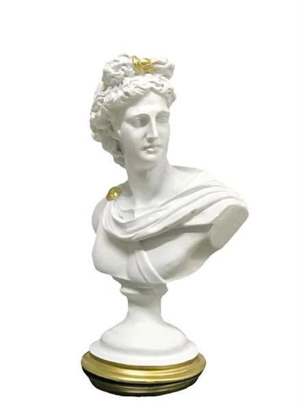 Apollo Büst Büyük Boy Heykel - 8