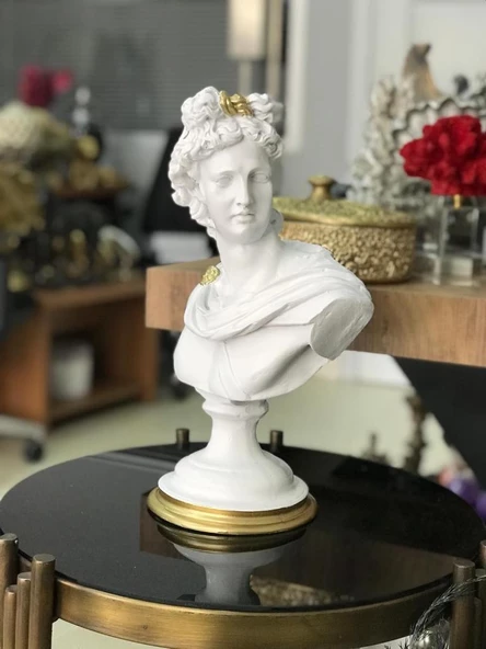 Apollo Büst Büyük Boy Heykel - 3