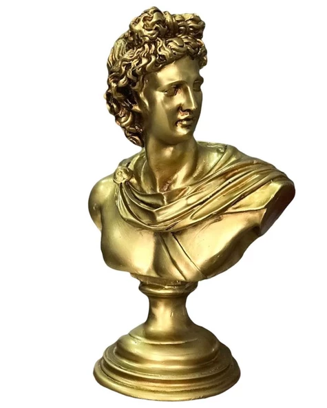 Apollo Büst Büyük Boy Heykel - 9