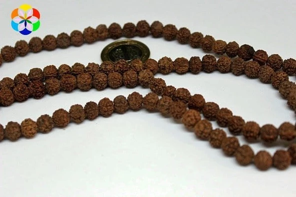 Rudrashka Tohum Dizi 8mm (Mala yapımı için) 108 lik ürün görseli