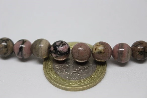 Rodonit Taşı Dizi 8mm - Resim 4