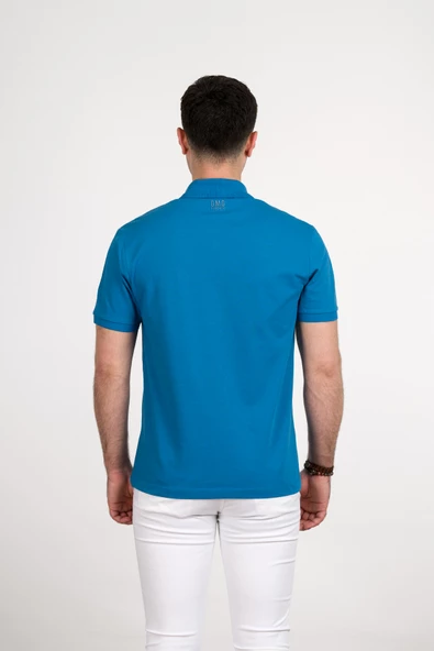 REGULAR FİT FERMUARLI POLO YAKA PAMUKLU ERKEK T-SHİRT - 5