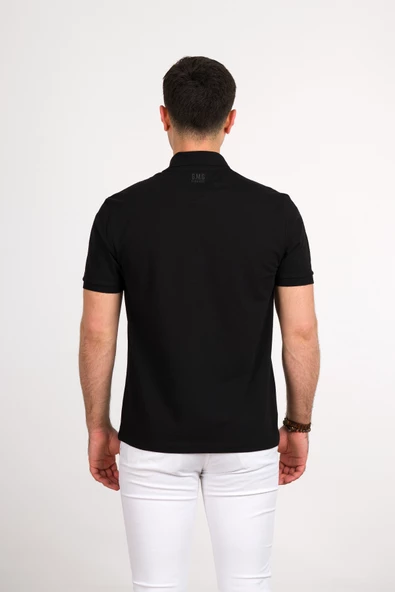 REGULAR FİT FERMUARLI POLO YAKA PAMUKLU ERKEK T-SHİRT - 11