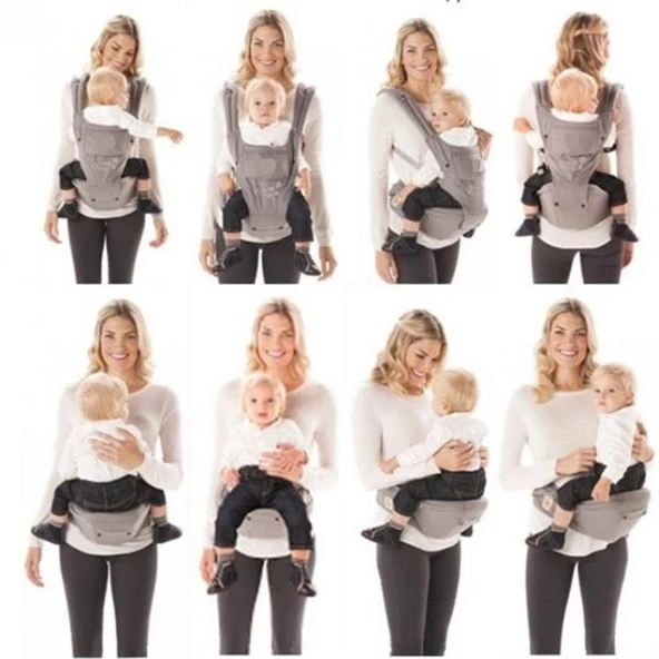 Tommybaby Vauva Hipstar 6 İn 1 Oturaklı Tam Anatomik Lüx Kanguru - 4