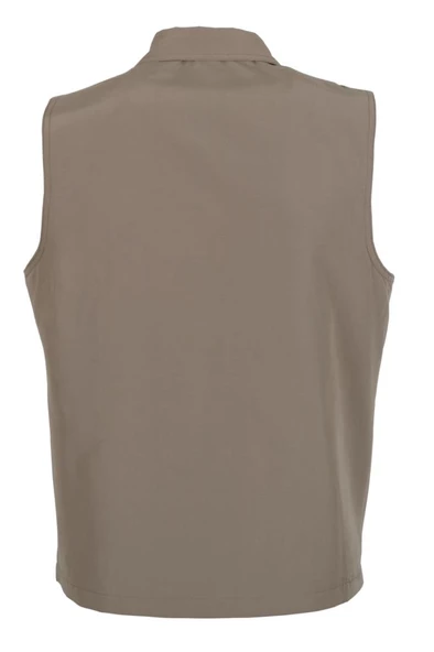 Erkek Keten Yelek Normal Kesim Yakalı RAR00880 Avcı Yeleği - 4