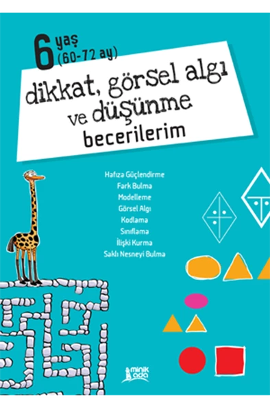 Minik Ada Dikkat, Görsel Algı Ve Düşünme Becerilerim 6 Yaş