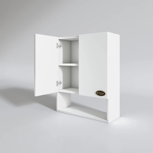 Kenzlife banyo ecza dolabı bakunin byz 60*40*20 mutfak (m)üst arkalıklı alt arkalıksız - 3