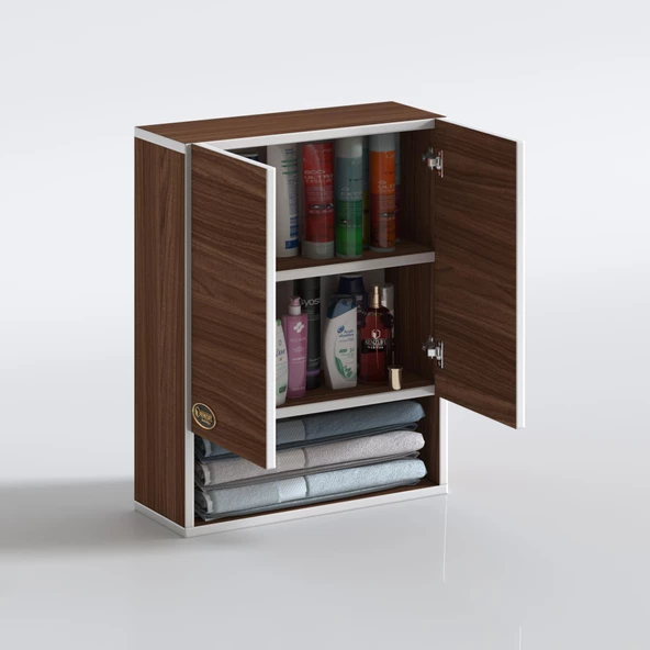 Kenzlife banyo ecza dolabı bakunin cvz 60*40*20 mutfak (m)üst arkalıklı alt arkalıksız - Resim 2