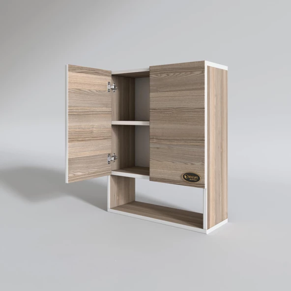 Kenzlife banyo ecza dolabı bakunin crd 60*40*20 mutfak (m)üst arkalıklı alt arkalıksız - 3
