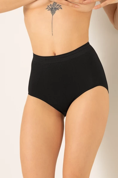 DoReMi Yüksek Bel Dikişsiz Nefes Alan Rahat Kalıp Külot Korse - 8