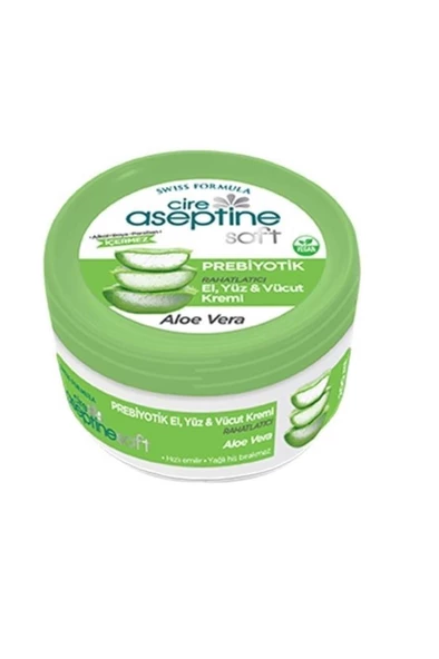 Cire Aseptine Krem 300ml Prebiyotik Aloe Vera