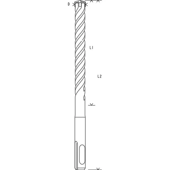 Bosch SDS-Plus-5 Matkap Uç 20x550x600mm Taş ve Beton - 2