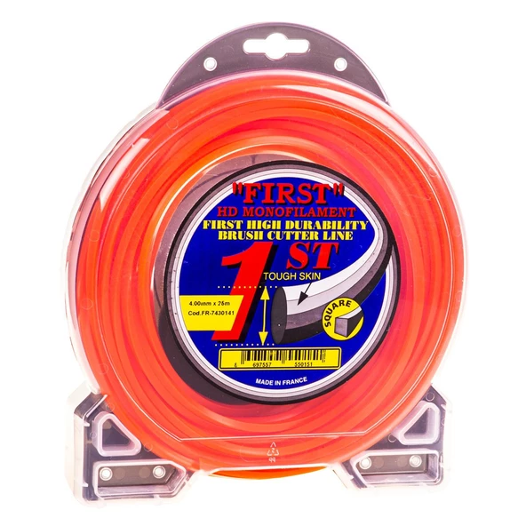 First 7430141 Misina 4mm 25 Metre 4 Köşe Silikonlu