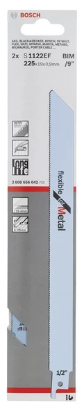 Bosch - Flexible Serisi Metal için Panter Testere Bıçağı S 1122 EF - 2'li - 2