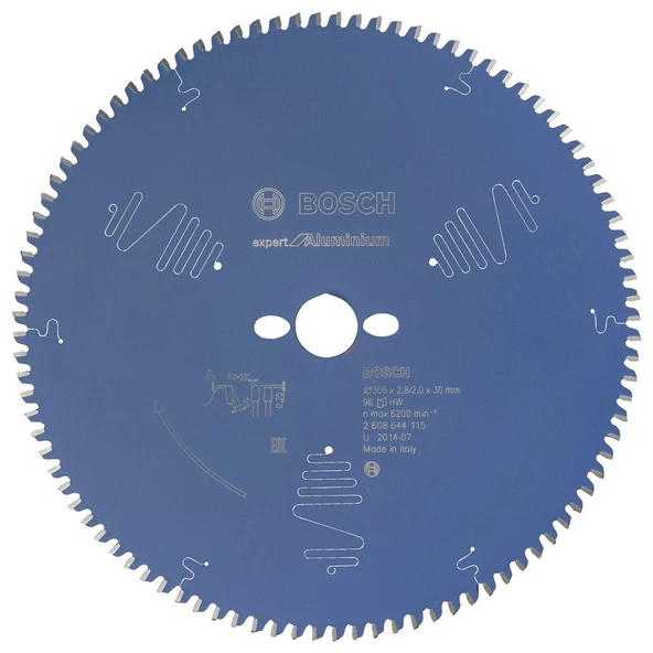 Bosch - Expert Serisi Alüminyum için Daire Testere Bıçağı 305*30 mm 96 Diş