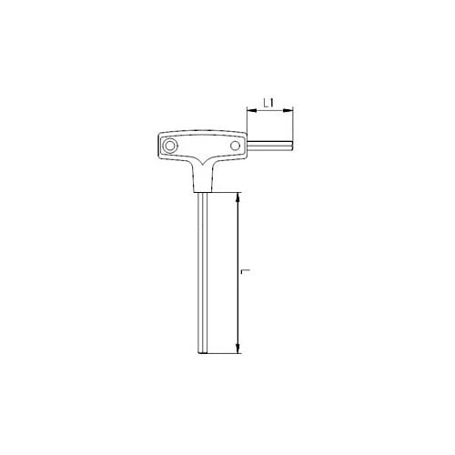 Elta 4922 Allen Anahtar T Tipi Altı Köşe 2.5mm - 2