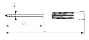İzeltaş 4520 Elektronikçi Tip Yıldız Uçlu Klemens Tornavida 4X150mm - 2