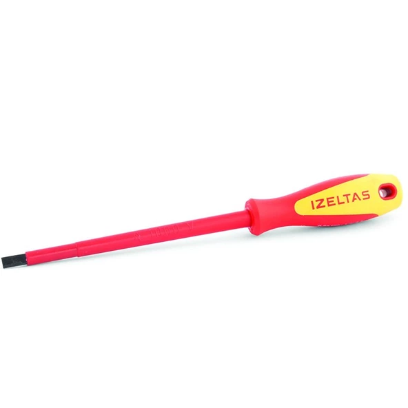 İzeltaş 4140 Düz Tornavida 1000V İzoleli Elektrikçi 5.5x125mm