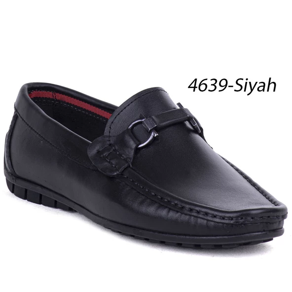Ghattix Loafer Erkek Babet Hakiki Deri Ayakkabı -4630 - 6