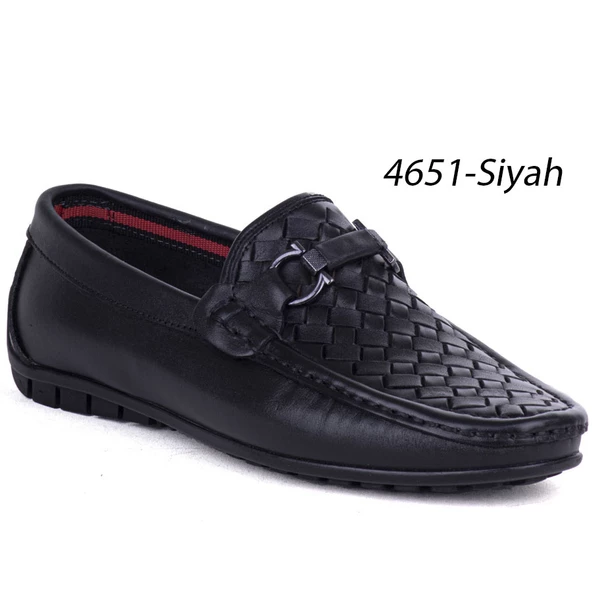 Ghattix Loafer Erkek Babet Hakiki Deri Ayakkabı -4630 - 7