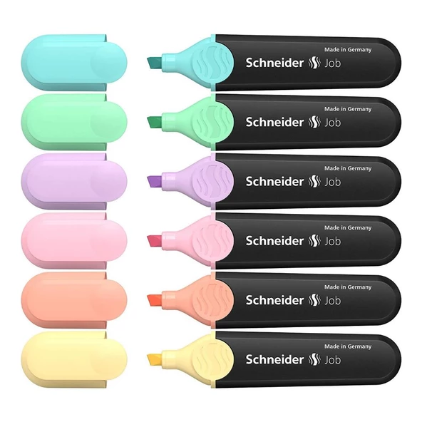 Pastel Fosforlu Jop Kalem Renk Seçenekli 1 Adet Schneider Jop Pastel İşaret Kalemi 1 Adet