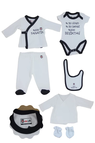 Beşiktaş Orijinal Bebek Hastane Çıkışı Özel Tasarım Ahşap Kutulu - 2