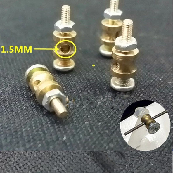 1 ADET Servo Stopper 1.5mm Linkage Stopper Pushrod Stopper Connectors RC Model Hobi Aksesuar Ekipman - 2
