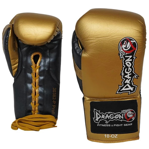 DragonDo 30382-P Profi Bağcıklı Profesyonel Boks Eldiveni - 6
