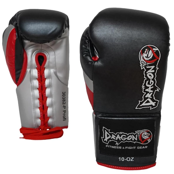 DragonDo 30382-P Profi Bağcıklı Profesyonel Boks Eldiveni - 7